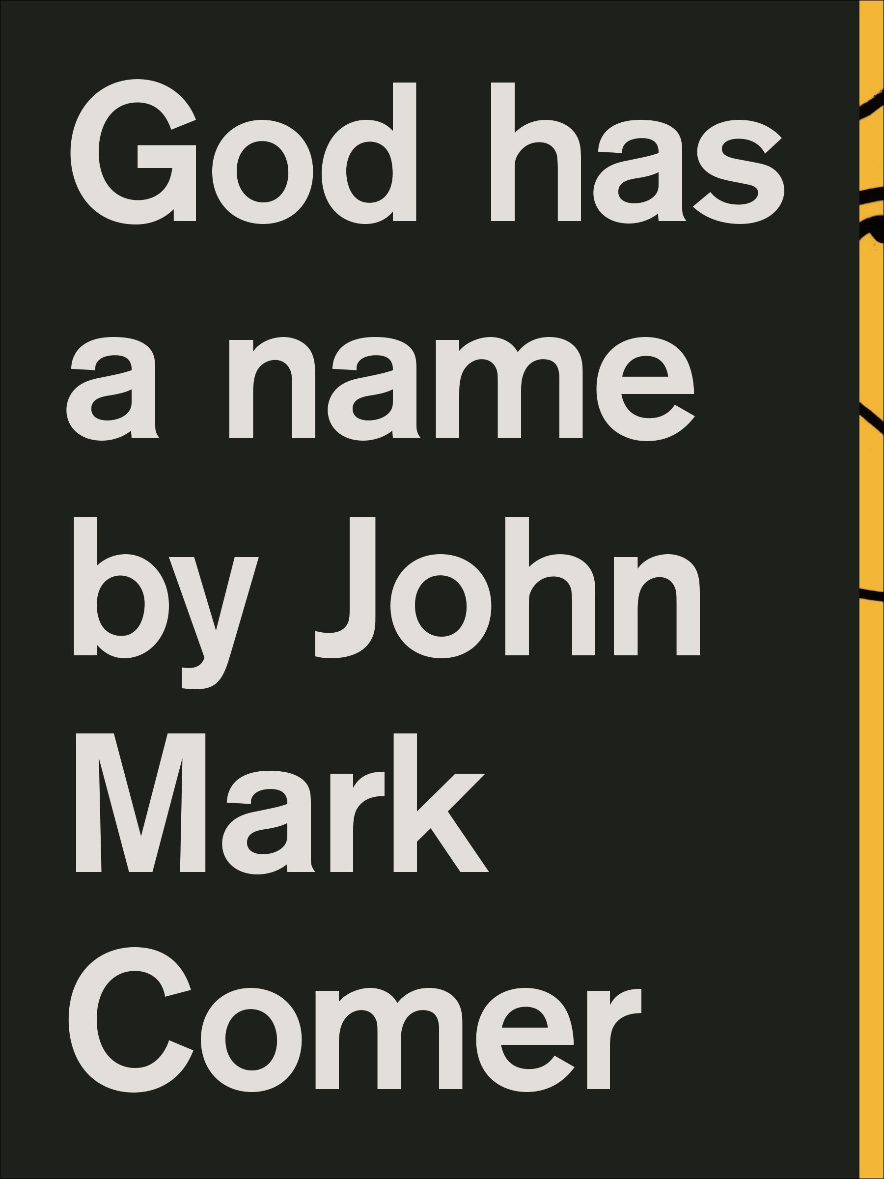 Cover of God Has a Name