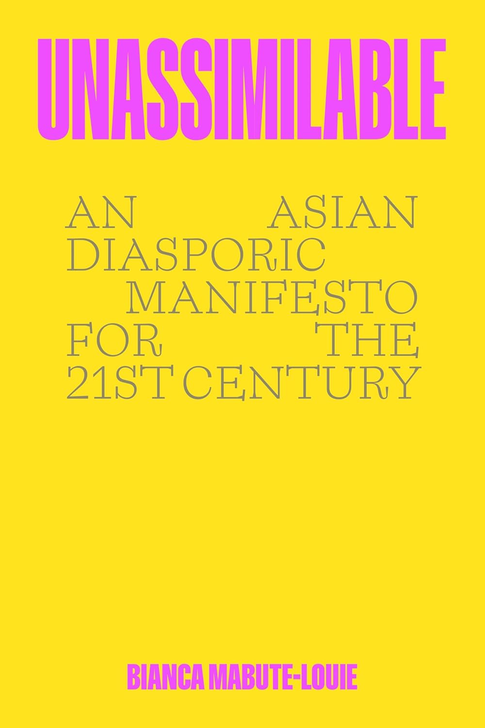 Cover of Unassimiliable